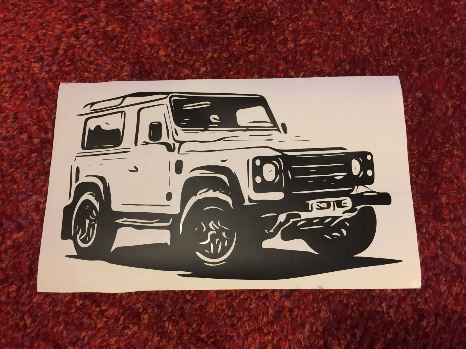 Для Land Rover Defender массивные настенные виниловые наклейки различных размеров |