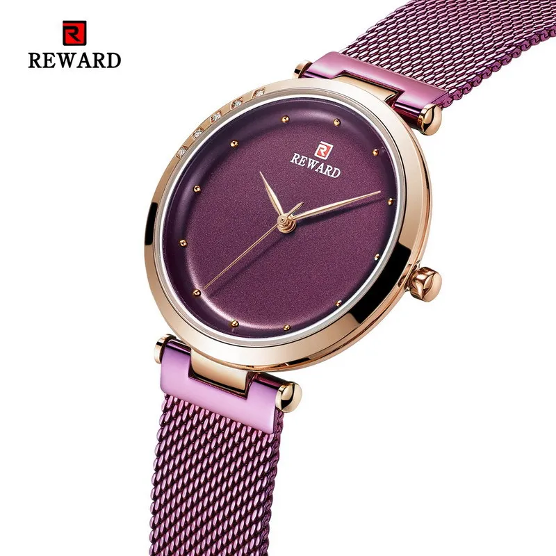 

REWARD 2019 Hot Top Luxury Waterproof Minimalism Ladies Watch For Lovers Girl Friend Women Watches montre femme Relogio Feminino