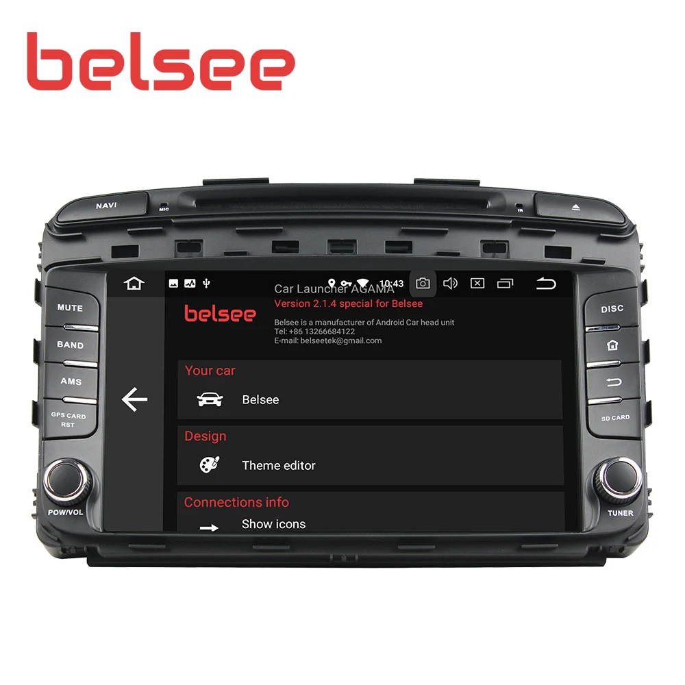 Flash Deal Belsee 9" IPS Screen Android 9.0 for Kia Sorento 2015 2016 Car Radio 4GB 8 Core Stereo Audio GPS Navigation Unit Autoradio DVD 2