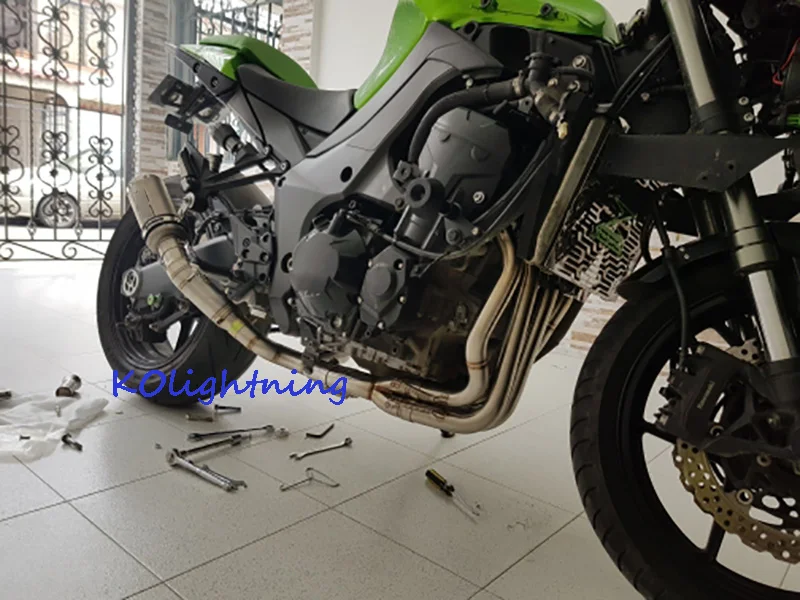 Слипоны Ninja1000 Z1000 мотоцикл выхлопной Системы наконечник соединительной трубы для Kawasaki Z1000 2010 2011 2012 2013