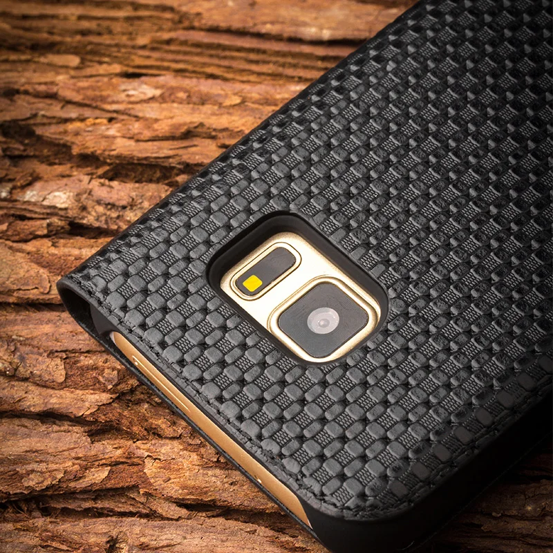 QIALINO Модный чехол из натуральной кожи с узором для samsung Galaxy S7, чехол ручной работы для S7 edge, для G9300, для G9350 5,1/5,5