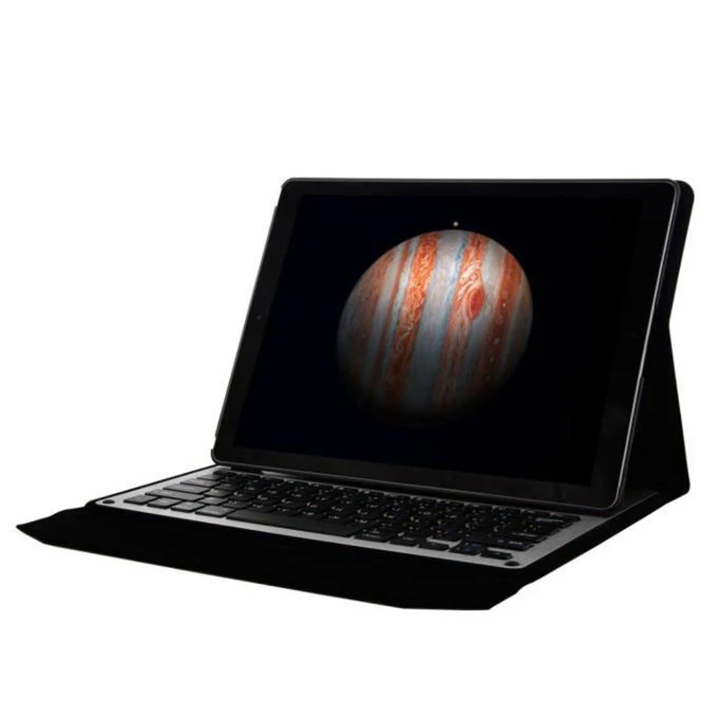 

For iPad Air2 9.7inch Ultra Thin Leather Case Cover with Detachable Aluminum Bluetooth Keyboard Free ship A30