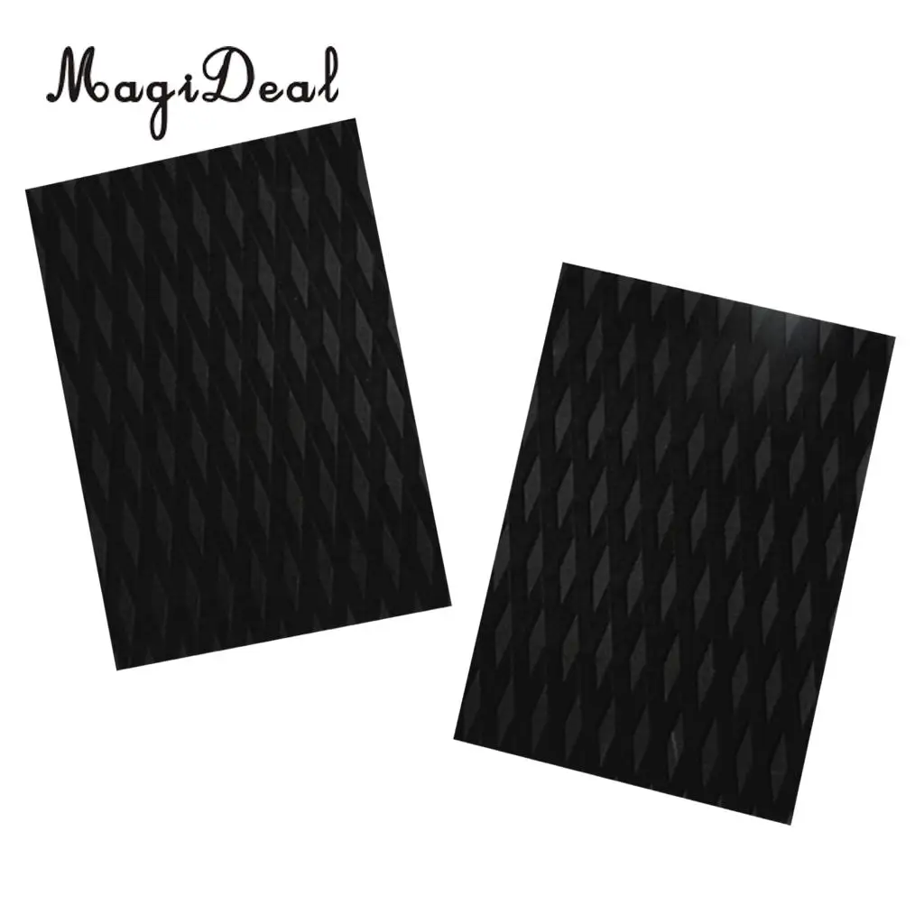 Durable 2 Pieces Premium EVA Surfboard Kiteboard Traction Pad Deck Grip Tail Pad DIY Surf Surfing Water Sports Accessories