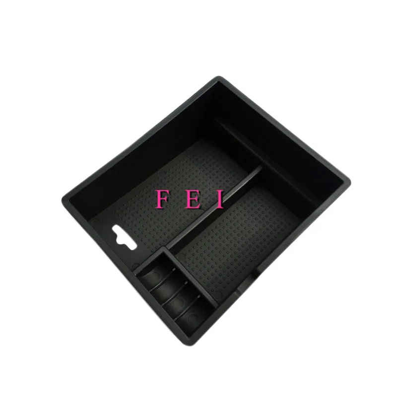 

New Black ABS Central Armrest Interior Storage Box Decoration Cover for Infiniti QX50 2013-2017