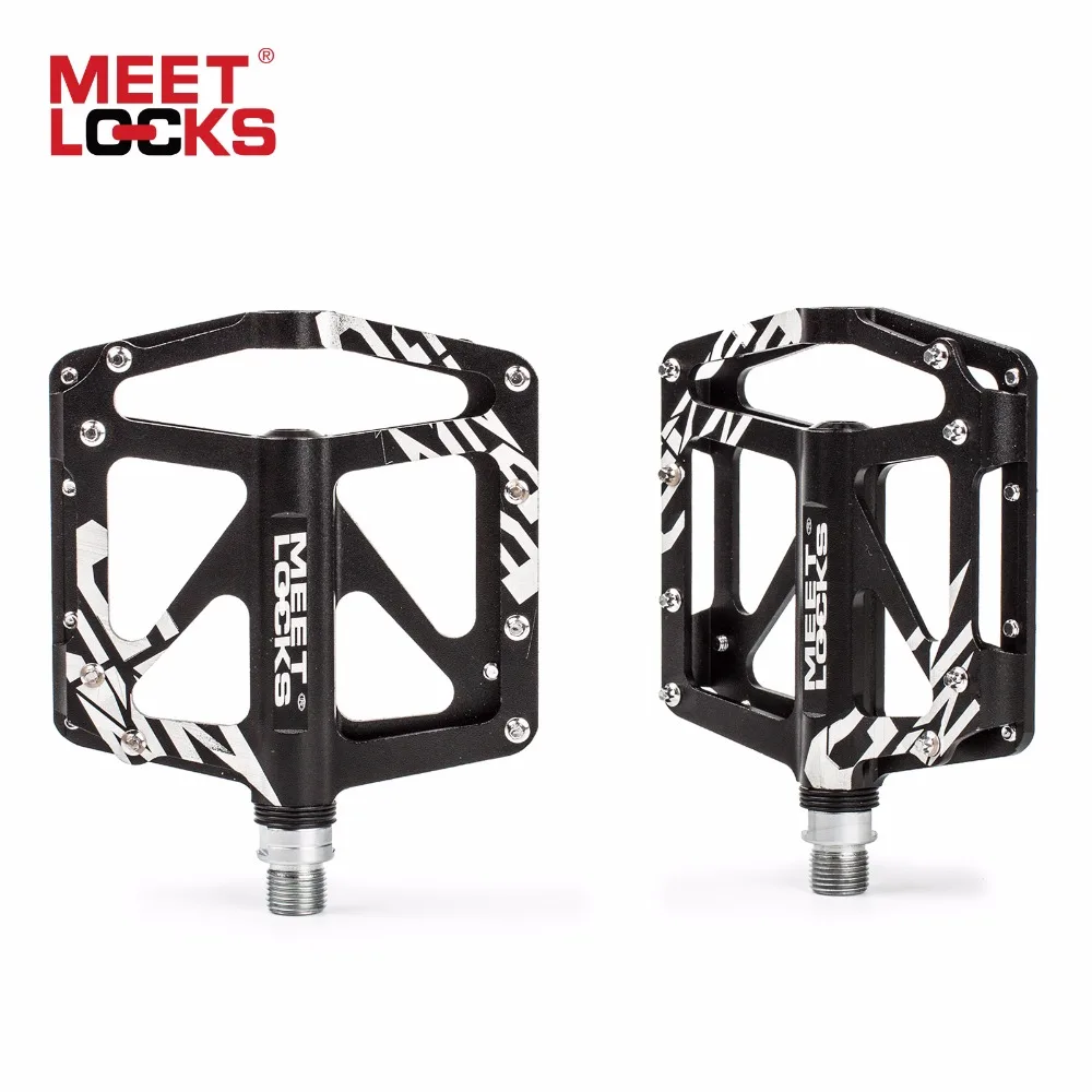 comprar MEETLOCKS CRMO Rolamento Bicicleta Pedal De Alumínio Triplo Selado CNC para Bicicleta de Estrada BMX MTB pedales bicicleta carretera Altra luz