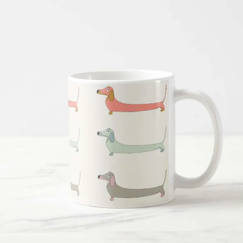 

Funny Dachshund Dog Mug - Ceramic Funny Coffee Mug - Perfect Dog Lover Gift - Cute Novelty Coffee Mug Present - Great Birthday o