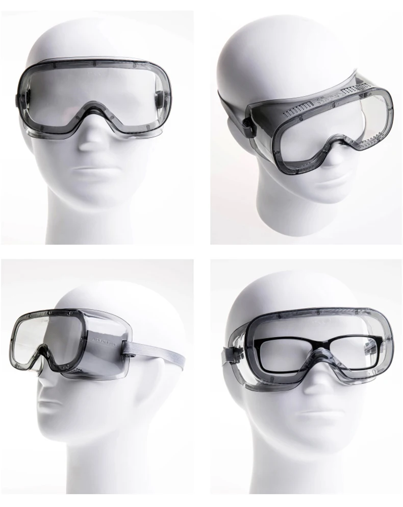 Deltaplus 101125 Protective Goggles Transparent Safety PC Glasses Ventilation Anti-splash Anti-impact Lab Visitor Eyeglasses (17)