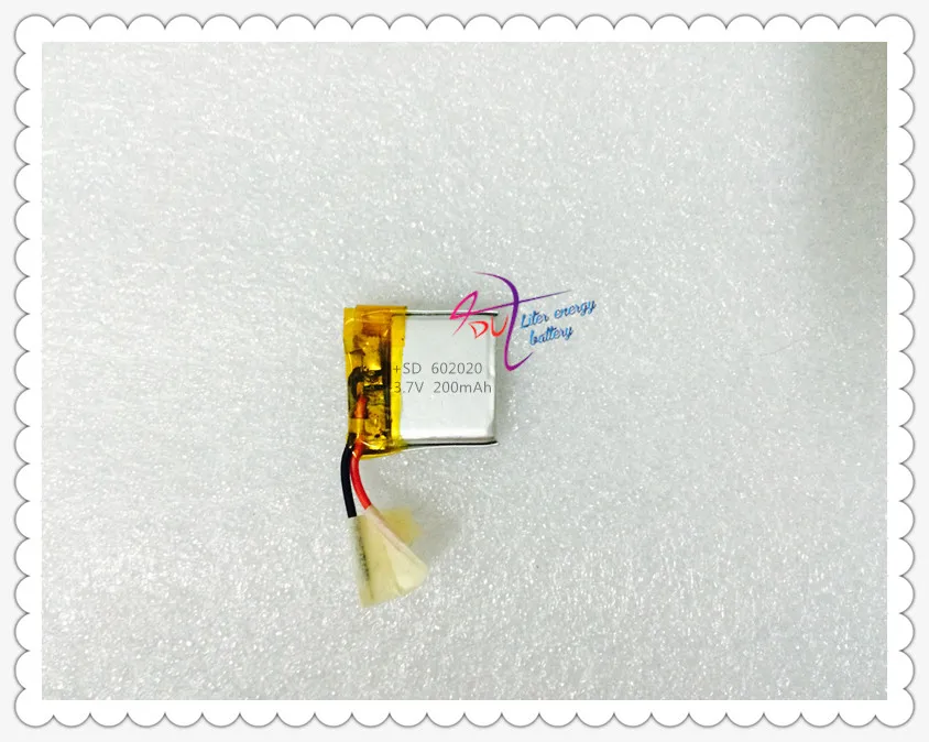 Литиевая батарея 602020 200 мАч|lithium battery material|lithium golf batteriesbattery monitor windows xp |
