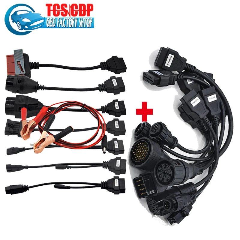 New arrival Full set cables for cars and trucks tcs pro cables (8 car
