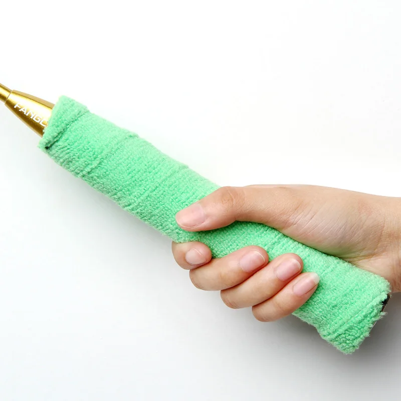 5 шт./лот FANGCAN полотенце запасная ручка теннис сквош бадминтон ракетка микрофибра полотенца ручки с 10 цветов - Цвет: Green