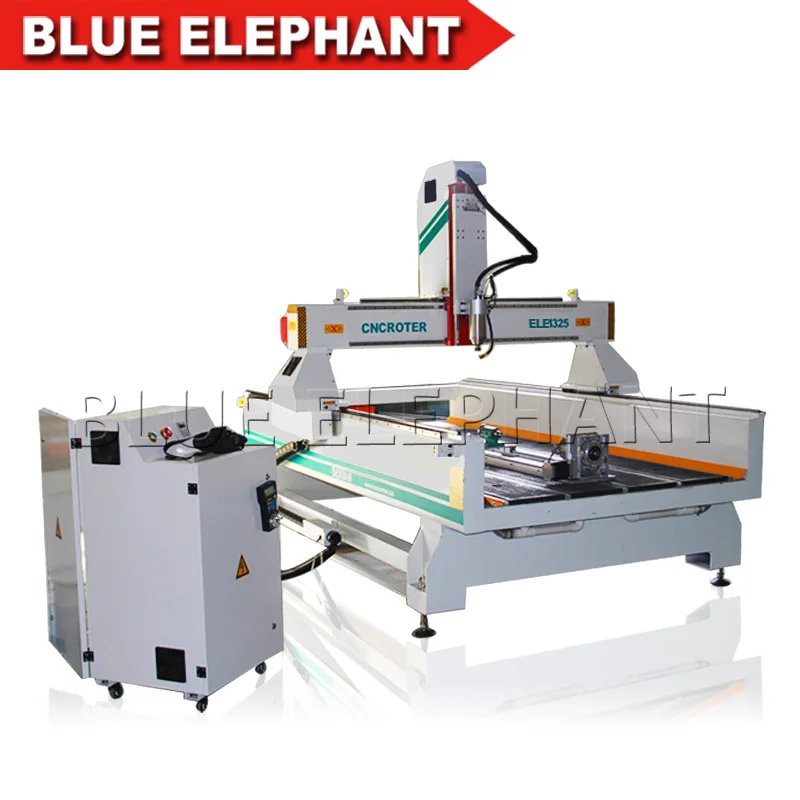 

4 Axis CNC Router 1325 Mach3 Control 3kw Spindle Wood Handle Woodworking Combine Machine, High Z axis 500mm