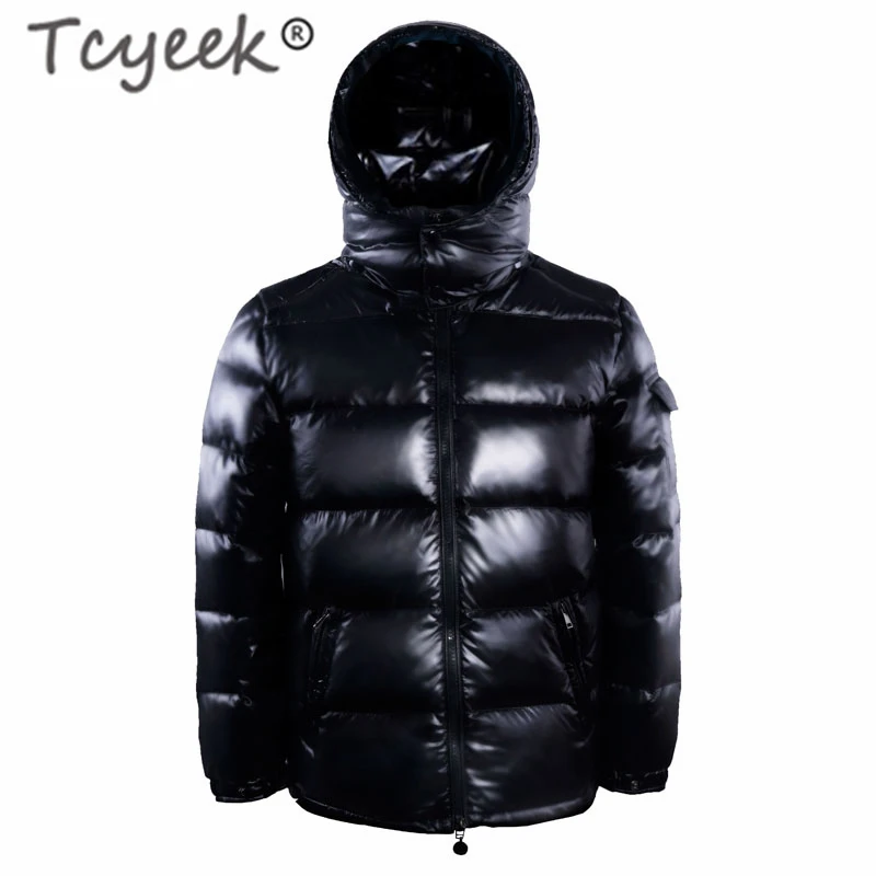 Модное зимнее пальто Tcyeek Мужская Толстая теплая пуховая куртка Мужское зимние