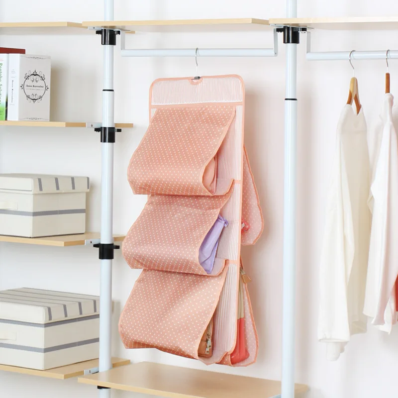 Multifunctional portable hanging storage bag hanging bags scarf storage