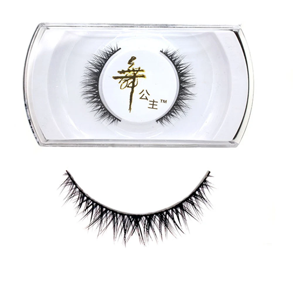 1 пара накладных ресниц норковые волосы натуральные длинные поддельные ресницы
