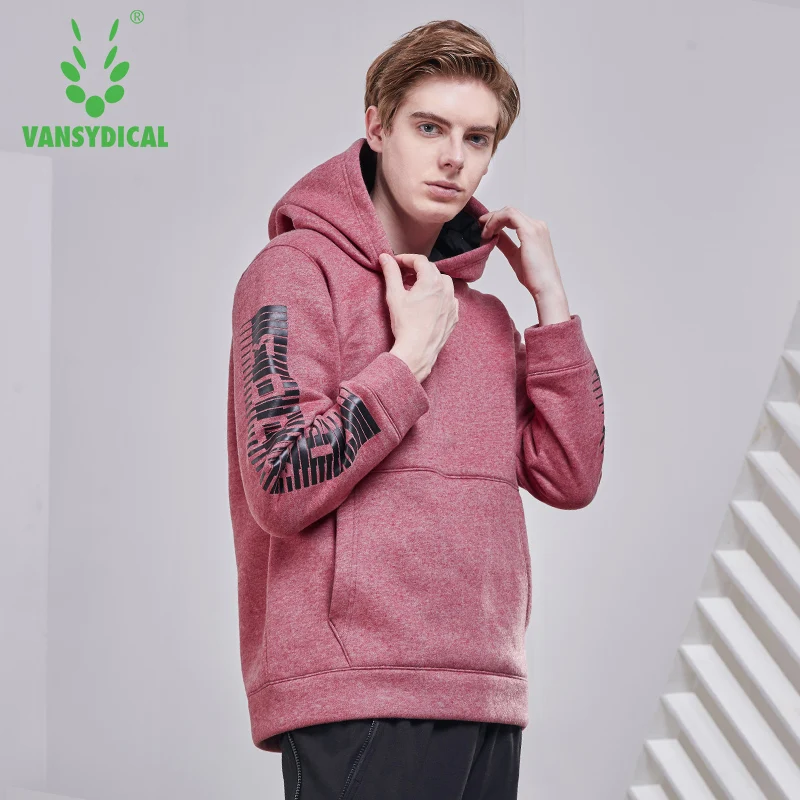 

Vanstical Sports clothing men Winter new closing hooded running outside wearing top casual long sleeve jumper