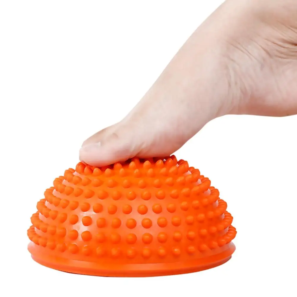 

2019 Yoga Ball Semicircle Shape PVC Muscle Relaxing Yoga Fitness Accessories For Foot Back Waist