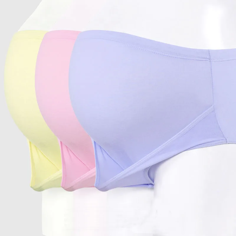 2017 3PCS/Lot Plus Size Cotton Maternity Pantie For Pregnant Women