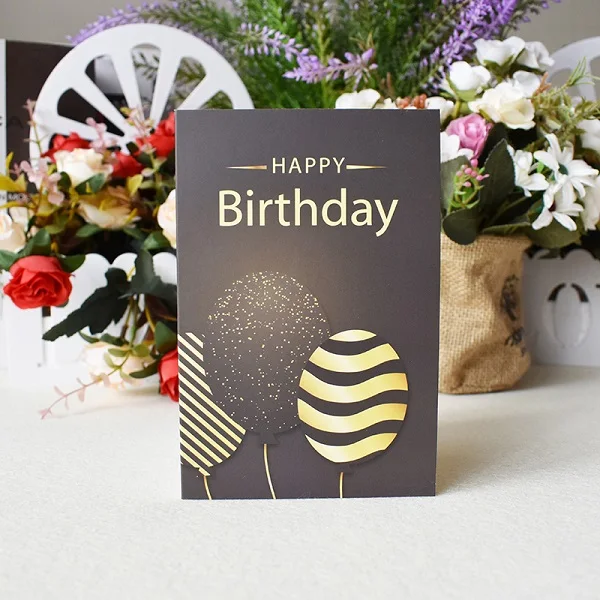 3D всплывающие открытки на день рождения для девочек, детей, жены, мужей, торт на день рождения, открытки, открытки, подарки, открытки с конвертом, наклейки - Цвет: Birthday card