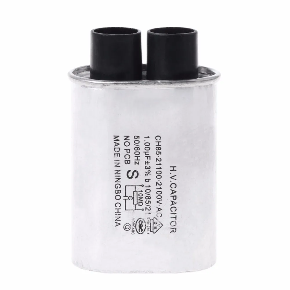 

AC 2100V Microwave Oven High Voltage HV Capacitor 1.00uF Replacement Universal