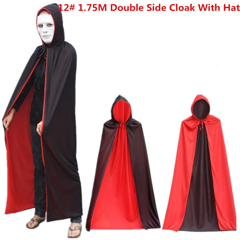 Cosplay&ware Kids Adults Black Red Death Devil Vampire Cloak Stage Performance Birthday Party Cosplay Costume Halloween Christmas Xmas -Zentai shop online
