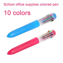 10 видов цветов шариковая ручка Multifunction Красочные шариковые ручки записи милые офисные школьные канцелярские Papelaria Эсколар