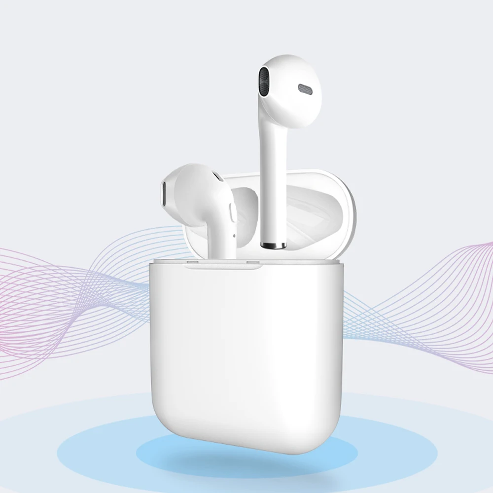 

Hi-Fi Stereo Sound Wireless Earphone Bluetooth 5.0 Semi In-ear Earbuds Gym Sport Headphone for iPhone 7 8 X Xr Xs Xs max.