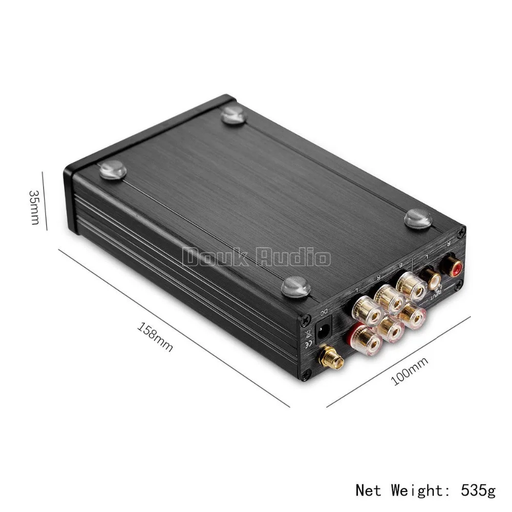 Цифровой мини усилитель мощности Douk audio Hi Fi Bluetooth 5 0 сабвуфер TPA3116 2 1 каналов для