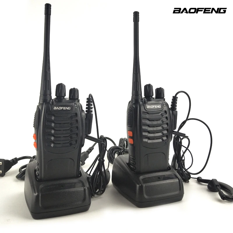 

2pcs/Lot Baofeng BF-888S UHF 400-470MHz Mini Portable Two-way radio Transceiver Baofeng BF 888S Walkie-Talkie for ham,hotel