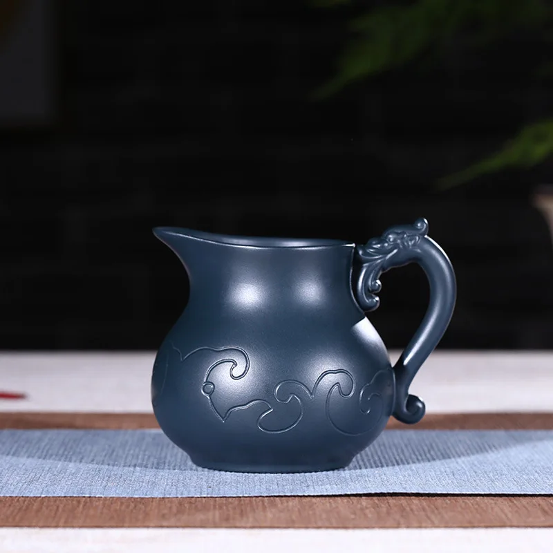 

Dark-red Enameled Pottery Teapot Manual Make Raw Ore Bright Red Robe Fair Cup Fair Kettle Kungfu Online Teapot Tea Set Suit