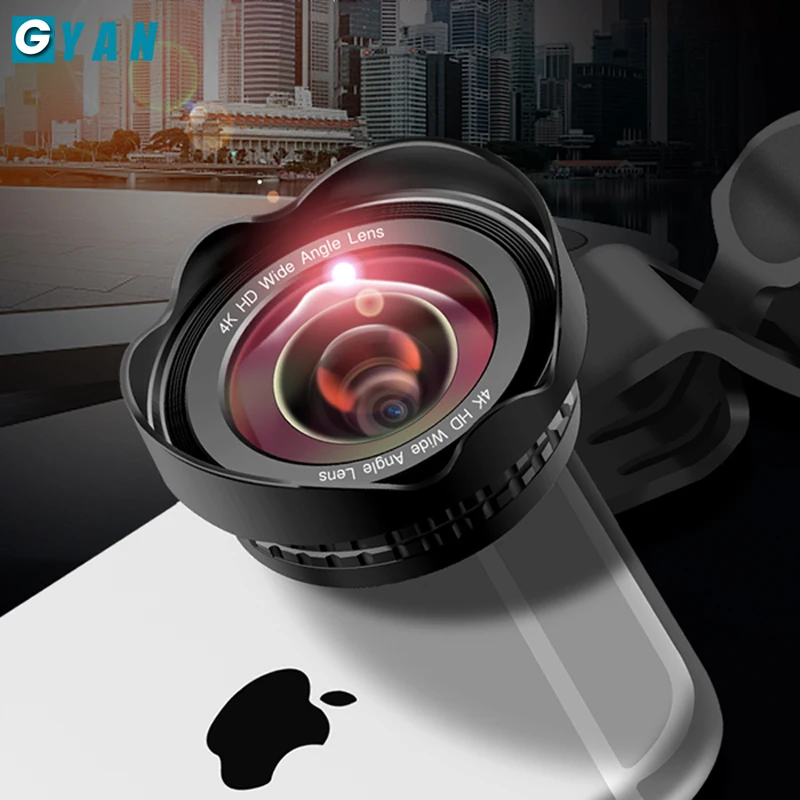 

Professional 16mm Super 4K Wide Angle 20X Macro Lens Cell Phone lens HD No Distortion Camera lenses for iPhone iPad samsung HTC