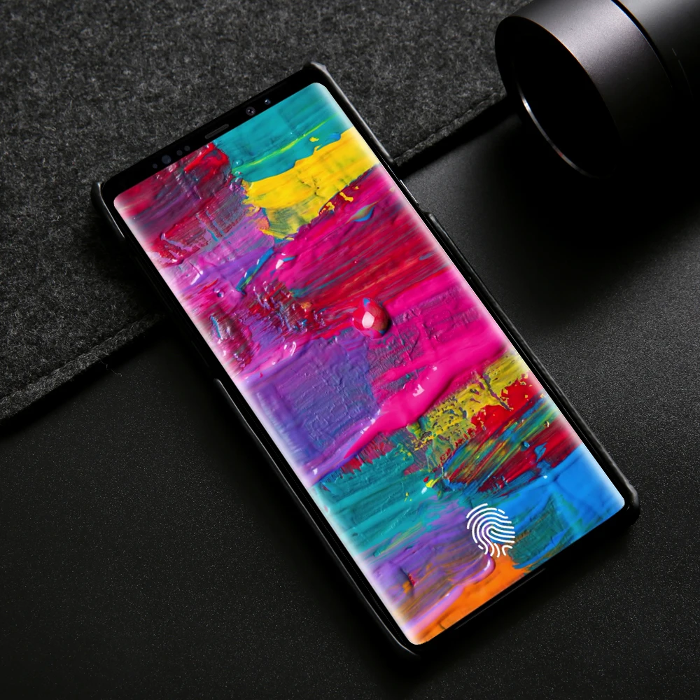 Note9 роскошный чехол из натуральной кожи для samsung Galaxy Note 9 чехол из крокодиловой воловьей кожи Модный чехол для samsung Note 9 чехол