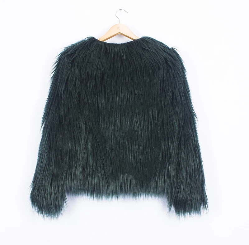 2017 новое женское меховое пальто пушистое плотное теплое фиолетовое с длинным