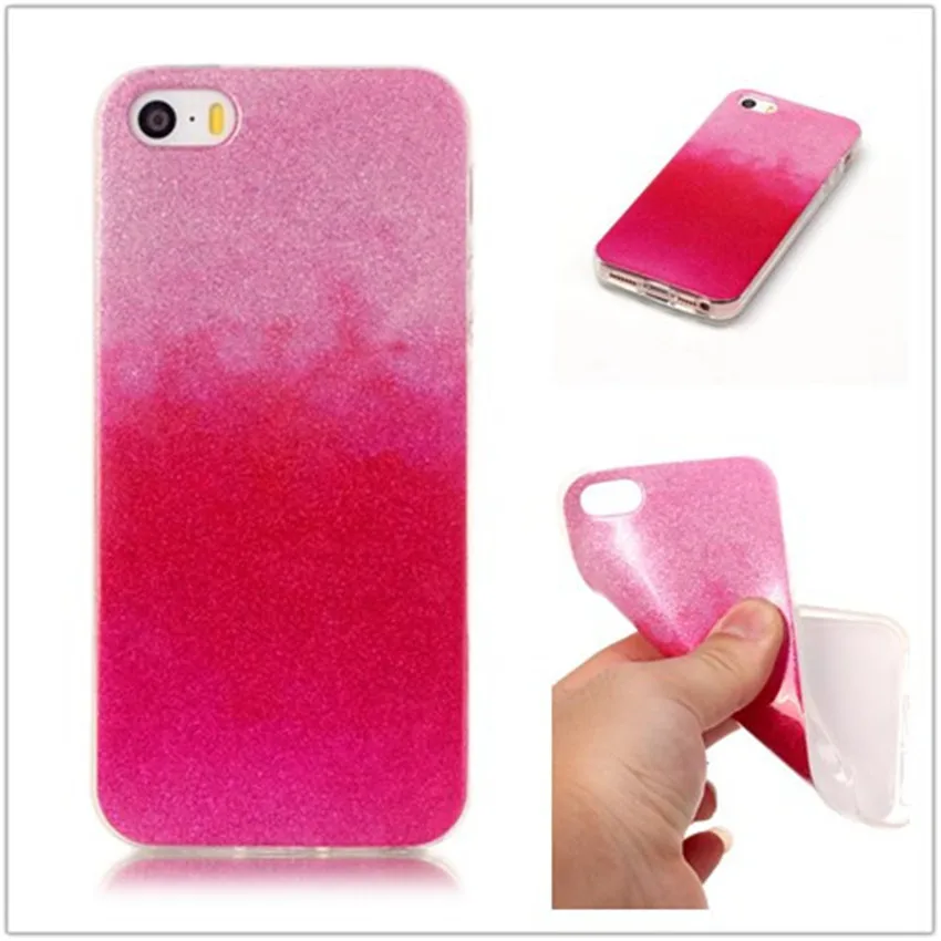 Shining Coque case For iphone 7 7plus Transparent TPU Soft Back Cover Case Iphone Plus cases |
