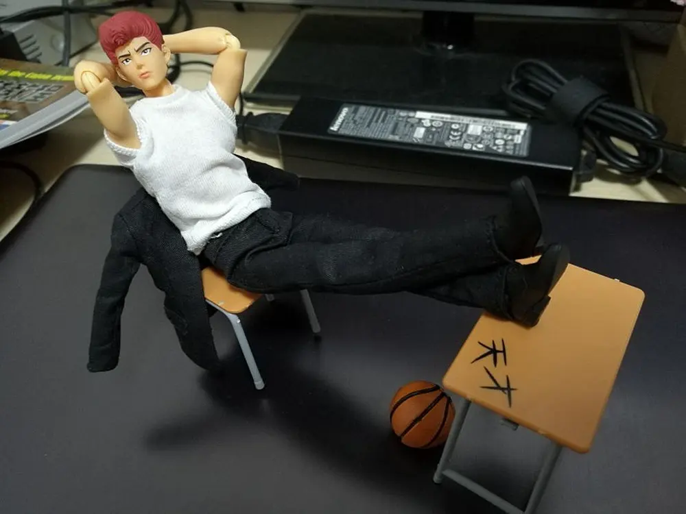 Figma набор школьных стульев Yamaguchi сцены для фигурки DT Slam Dunk модель N038