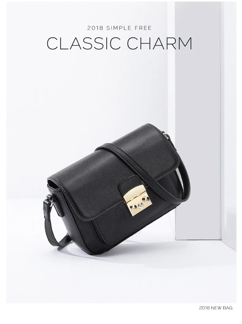 Bolsa De Couro Feminina Ombro Sacos Crossbody