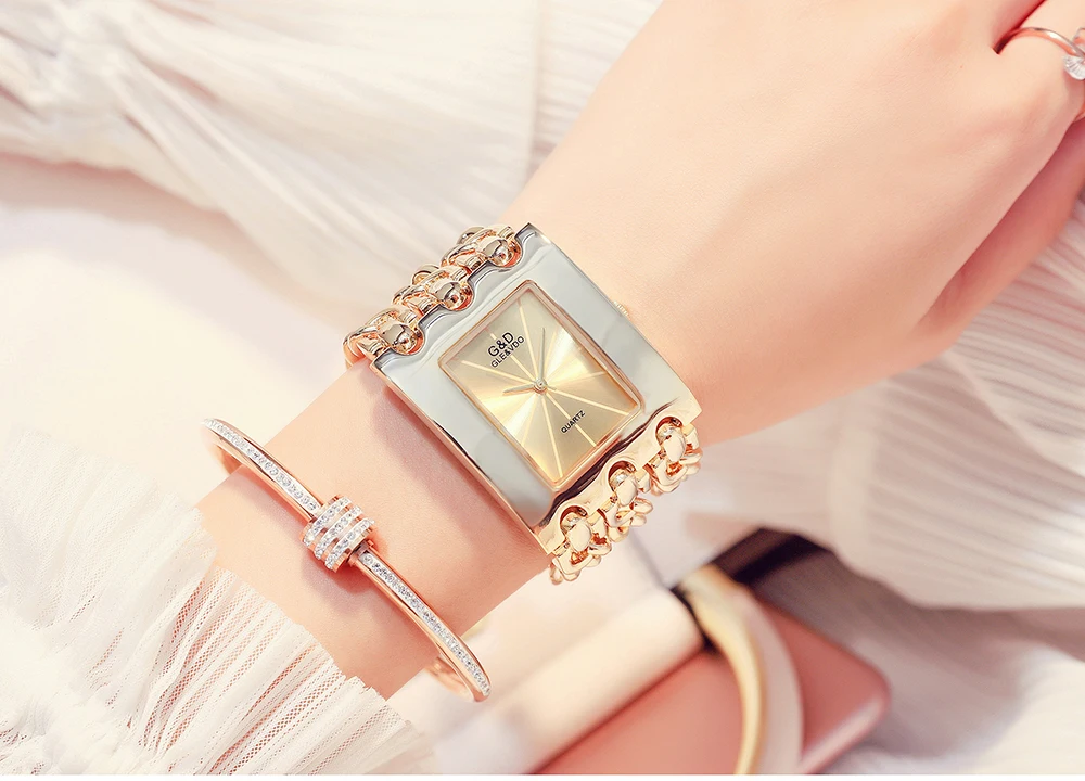 feminino estilo de luxo retangular caso feminino