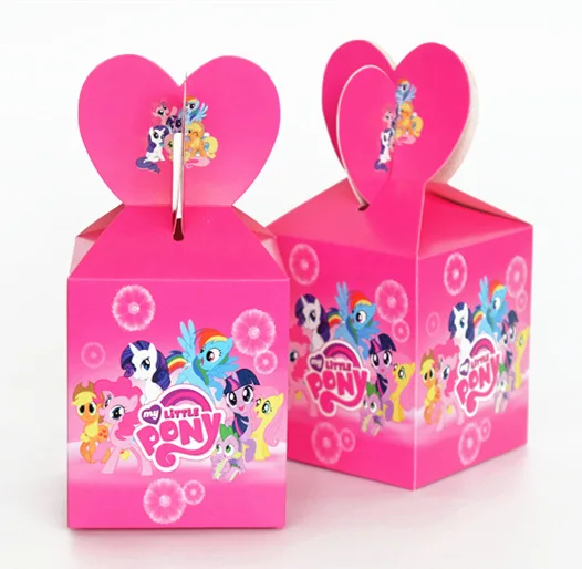 12 X Little Pony Gift Box Kids Birthday Candy Box Baby ...