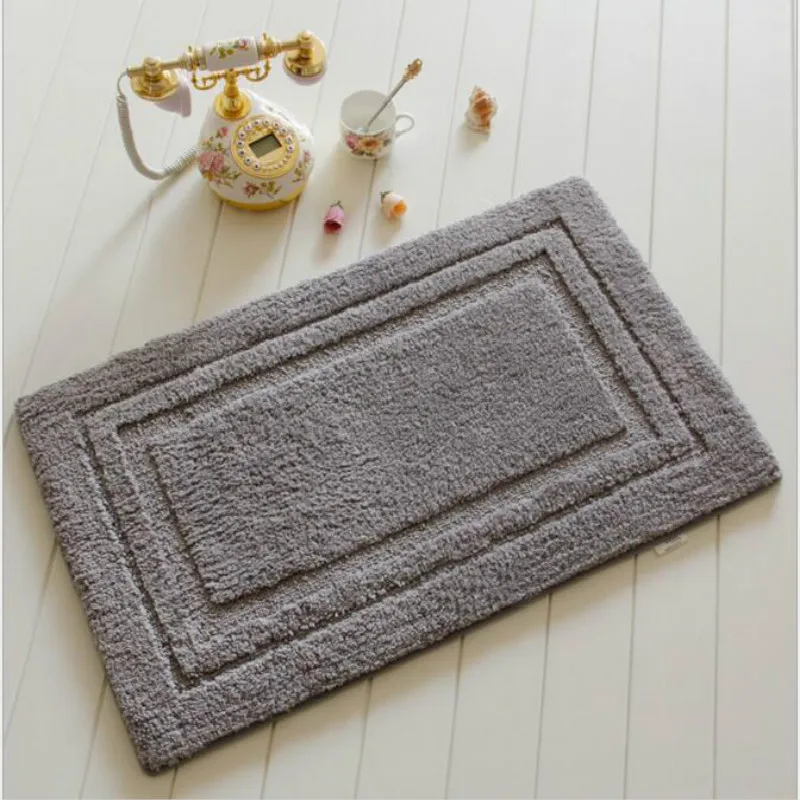 

Thicken New Bath Mat Bathroom Kitchen Carpet Water Absorption Anti-slip Door Floor Mat Living Room Bedroom