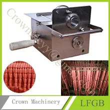 32 мм Диаметр маленькая ручная колбасная завязывание и вязальная машина; колбасная петельная машинка
