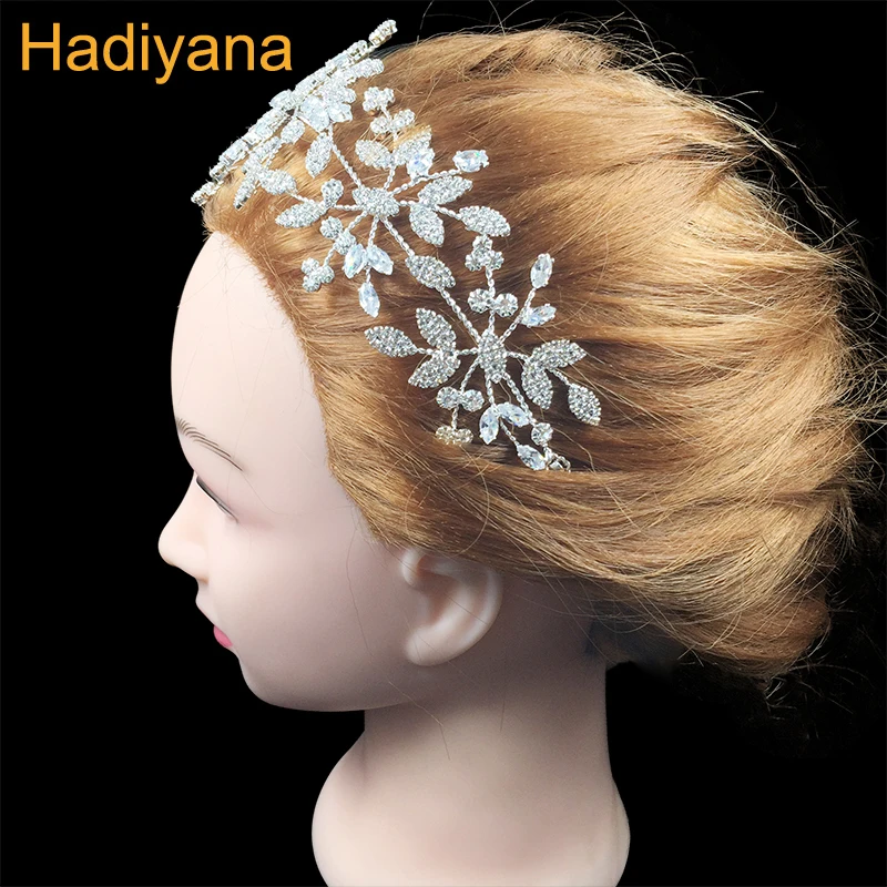 Тиары и короны HADIYANA Новые цветочные формы простой темперамент кубический