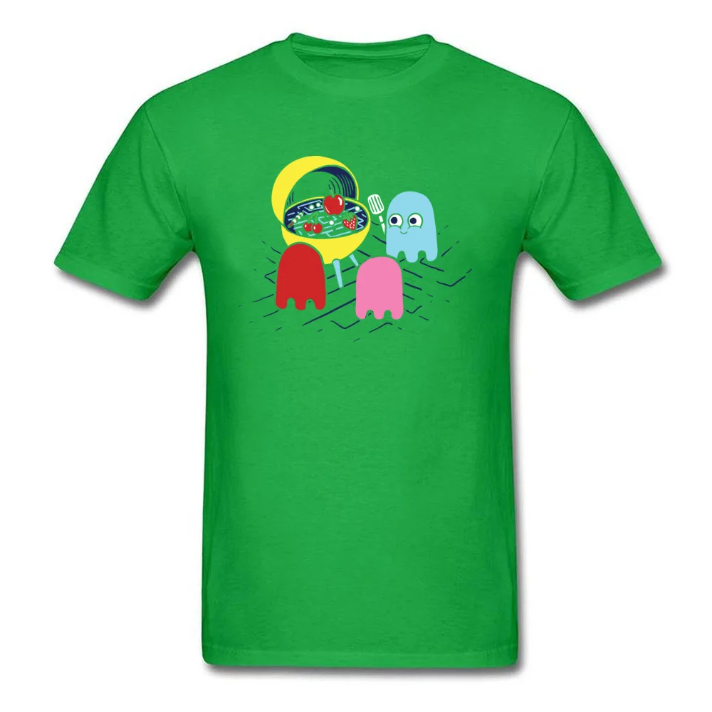 BBQ Time O-Neck T Shirts Father Day Tops & Tees Short Sleeve 2018 Fashion All Cotton Printing Tee-Shirt Simple Style Male BBQ Time green