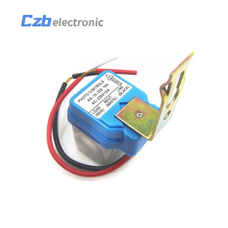 Automatic Auto On Off Photocell street Light Switch DC AC 220V 50-60Hz 10A Photo Control Photoswitch Sensor Switch 1 (1)