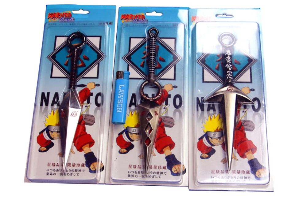 

Naruto Cosplay Yondaime Hokage Namikaze Minato Kunai Metallic Color