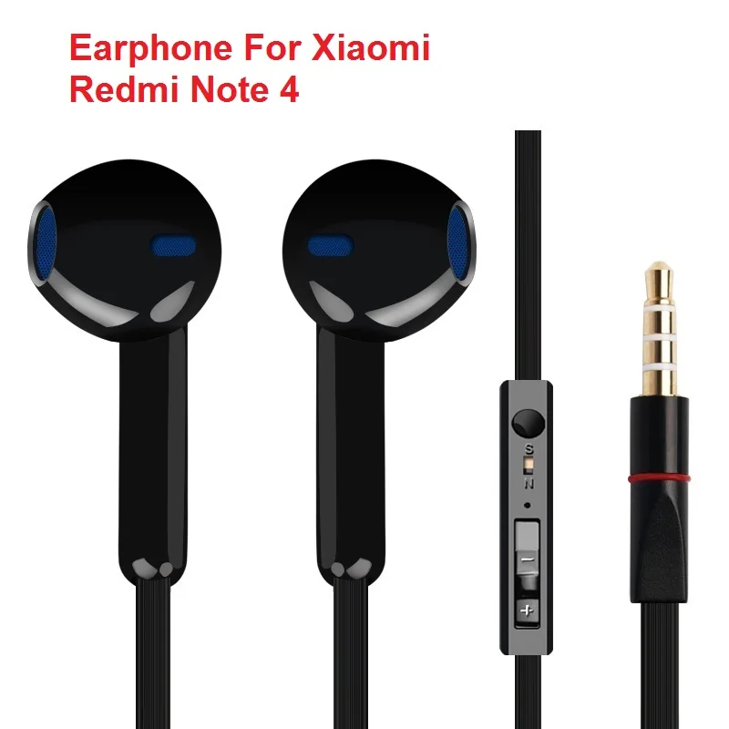 Aliexpress.com : Buy Stereo Earphone For Xiaomi Redmi Note 4 Earbuds ...