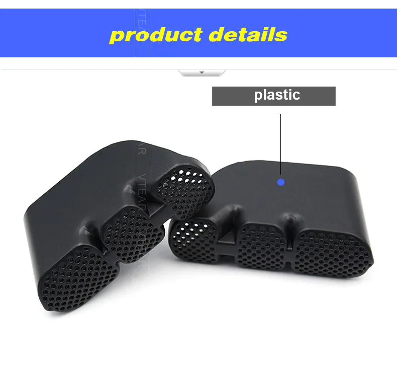 Vtear for Haval F7 air outlet vent protection cover interior mouldings back seat car-styling under rear car accessories