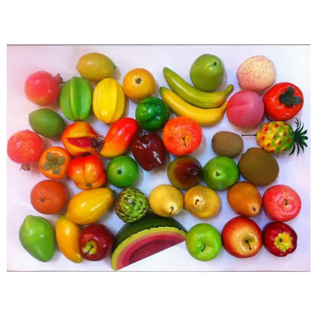 10Pcs/Set Mini Simulation Super Small Fruit Foam Plastic Fake