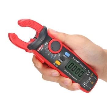 

UNI-T UT210C Mini Handheld Clamp Meter True RMS Auto Range Temperature Test Multimeter AC Current Clamp with NCV