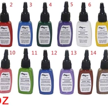 Комплект татуировки чернила татуировки пигмента Набор 15 мл(0.5 унц.) 15 видов цветов комплект C117