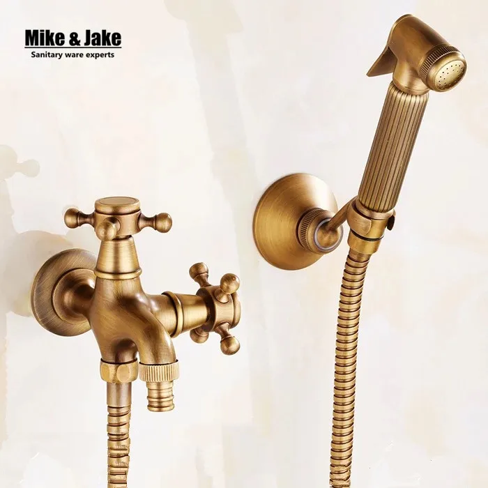 Buy Brass antique bidet shower kit bathroom antique
