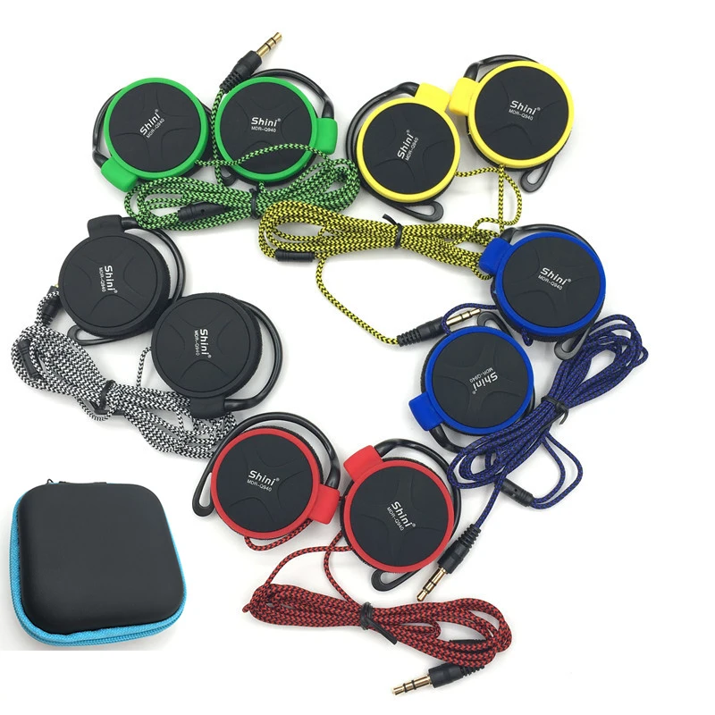 Shini Q940 سماعات 3.5 مللي متر سماعة مشبك الأذن سماعة ل Mp3 لاعب الكمبيوتر المحمول الهاتف سماعة الجملة kulaklik